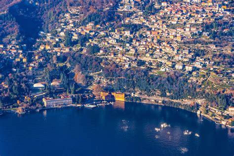 Winter view of Como Lake, Como, Lombardy, Italy | Stock image | Colourbox