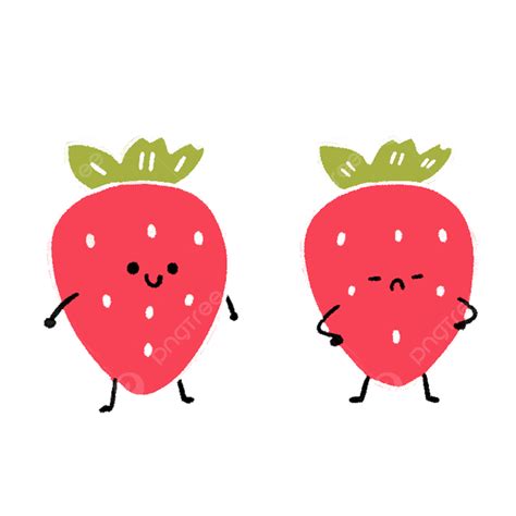 Strawberrys Clipart PNG Images, Strawberry Emoji, Strawberry, Fruit ...