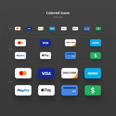 Credit Card Payment Icons (Freebie) :: Behance