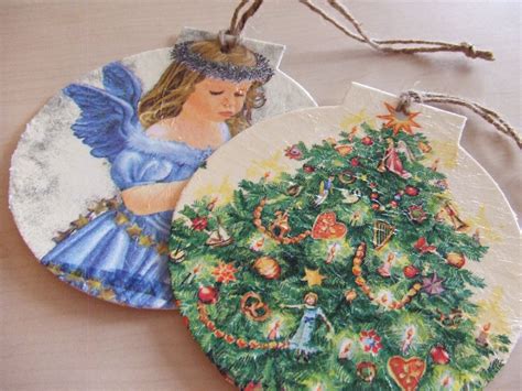 Decoupage Christmas cards | Crafts, Christmas ornaments, Christmas