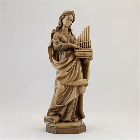 Saint Cecilia Statue - Hand Carved