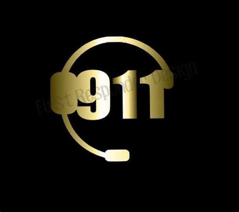 Dispatcher decal Thin gold line decal 911 dispatch decal | Etsy in 2021 ...