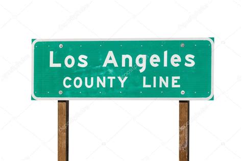 Los Angeles County Sign Isolated — Stock Photo © trekandshoot #92175658