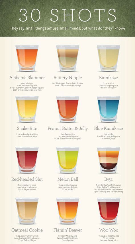 27 Shooters alcohol ideas | fun drinks, alcohol, yummy drinks