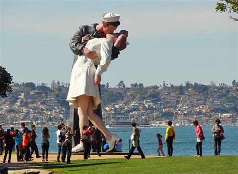 Have you seen this iconic statue depicting a #WWII sailor returning ...