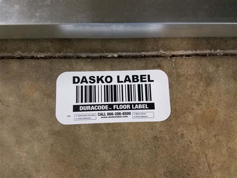 Durable Warehouse Floor Labels - DURACODE | Dasko Label