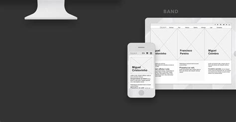 DAMA Band — Website on Behance