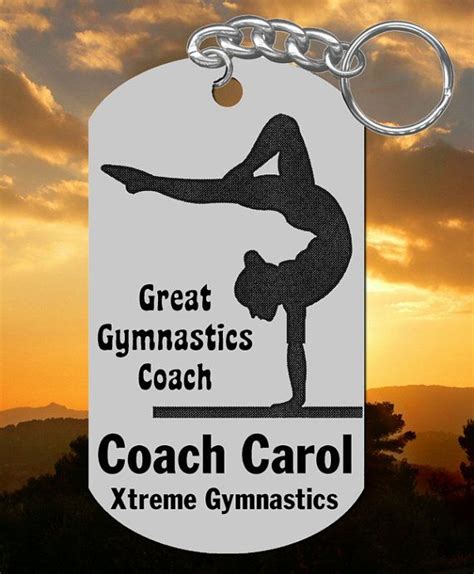 New Design GYMNASTICS Coach Gift Personalized FREE with | Etsy ...