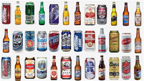 Top 5 American Light Beers | American beer, Beer brands, Beer