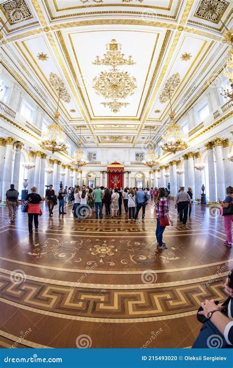 George Great Throne Hall in the State Hermitage Museum Editorial Image - Image of historical ...