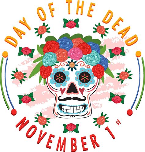 Day of the dead banner 12668301 Vector Art at Vecteezy