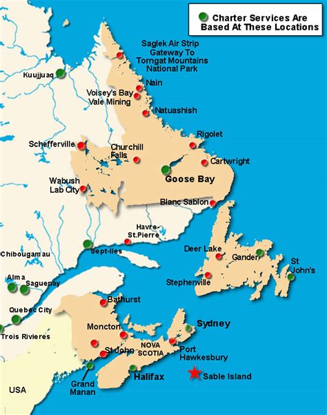 Charter Flights To Sable Island Nova Scotia /Charter Flight Network