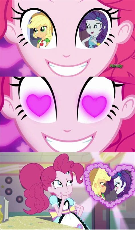 #1818566 - applejack, coinky-dink world, equestria girls, female, lesbian, meme, pinkie pie ...