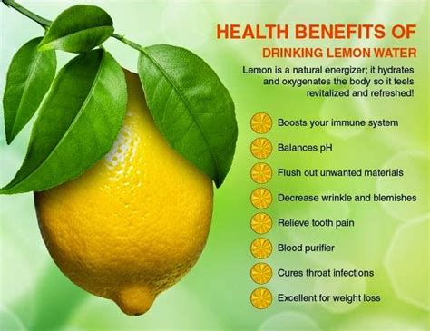 Lemon Water Nutrition Facts Lemons are loaded with healthy benefits, and particularly, they’re a ...