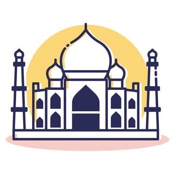 Taj Mahal PNG Transparent Images Free Download | Vector Files | Pngtree