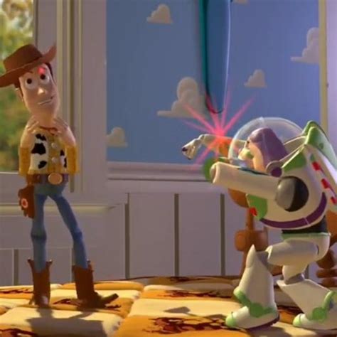 Just noticed this where Buzz meets Woody : r/toystory