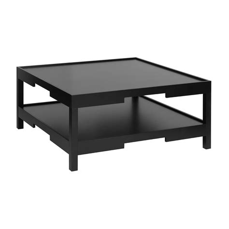Black Square Coffee Table With Drawers ~ Square Black Coffee Table ...