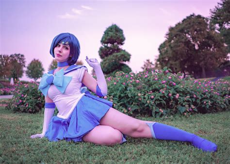 Sailor Mercury cosplay (Sailor Moon) by MangoeCos on DeviantArt