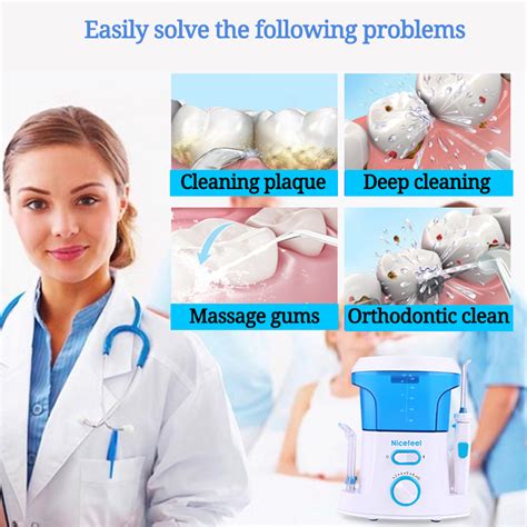 600ml Electric Water Jet Pick Flosser Oral Irrigator Water Flosser Teeth Dental Cleaner With 7 Tips