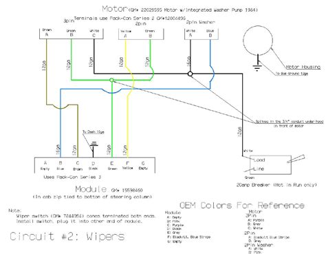 Chevy Wiper Motor Wiring Diagram - Natureced