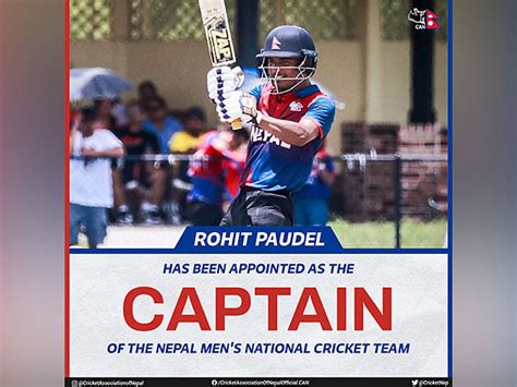 Rohit Paudel promoted to captain of Nepal national cricket team – ThePrint – ANIFeed