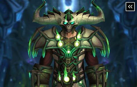 WoW Warlock Tomb of Sargeras Tier 20 Transmog Set Boost