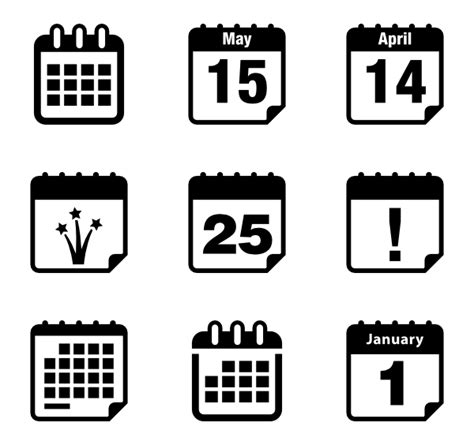 Vector Calendar Icon #72271 - Free Icons Library