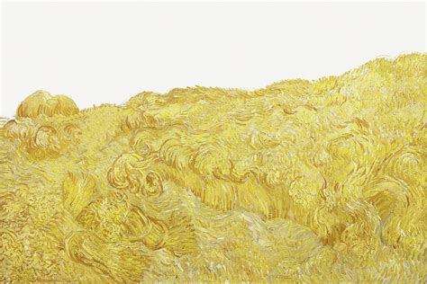 Van Gogh's Wheatfield reaper border | Premium PSD - rawpixel