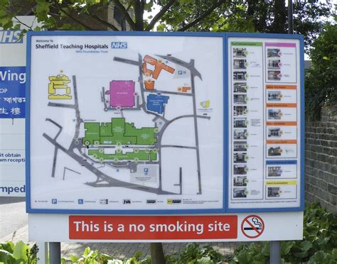 Sheffield Teaching Hospitals Site Map,... © Terry Robinson :: Geograph Britain and Ireland