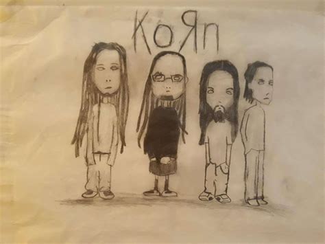 This Korn drawing I’m pretty proud of : r/Korn