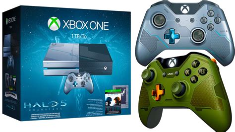 HALO 5 Xbox One Console & LIMITED EDITION Controllers - YouTube