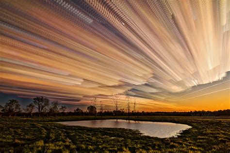 Orange Sky | 177 photos merged into one image using the ligh… | Flickr