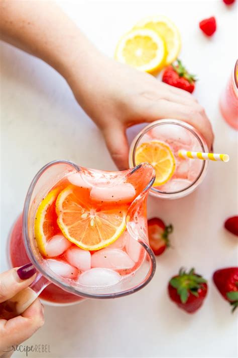 Easy Homemade Pink Lemonade Recipe + VIDEO