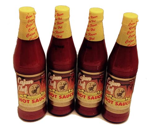 Cajun Chef Louisiana Hot Sauce 6oz (4pk) - Walmart.com