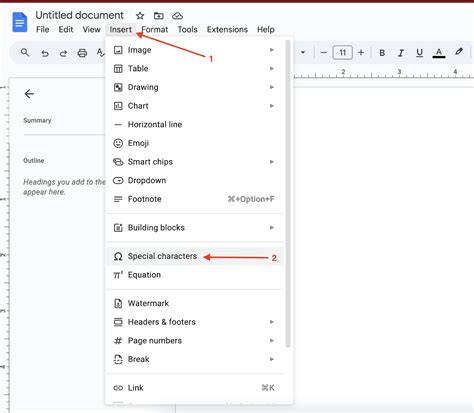 How to Insert Symbols in Google Sheets