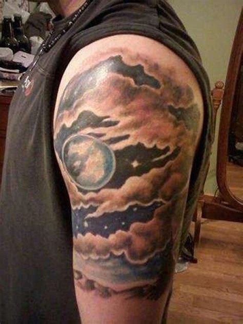 Cloud Tattoos for Men - Ideas and Designs for Guys