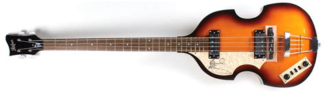 Paul McCartney Signed Hofner Bass Guitar | RR Auction