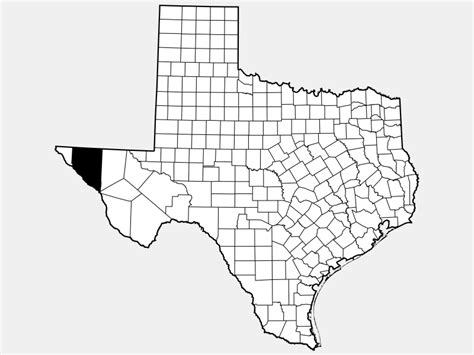 Hudspeth County, TX - Geographic Facts & Maps - MapSof.net