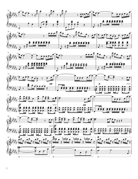 BTS Butterfly Prologue Version for Piano sheet music – 2 of 4 pages ...