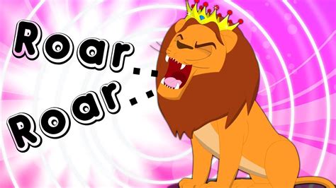 Roar Roar Lion | Nursery Rhyme Cartoons by Kids Tv - YouTube