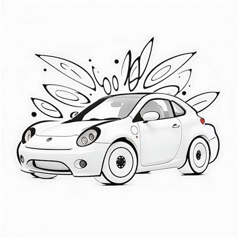 Premium AI Image | Simple car design logo