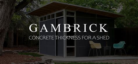 Concrete Thickness For A Shed | How Much Do You Need