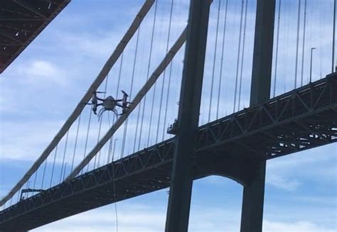 Specialized Drone Carries out Bridge Inspection 'From Water to Air' - Unmanned Aerial