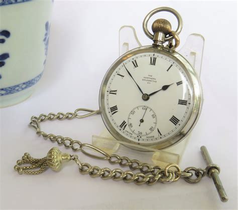 Nickel Pocket Watch From The Northern Goldsmiths Company | 601266 | Sellingantiques.co.uk