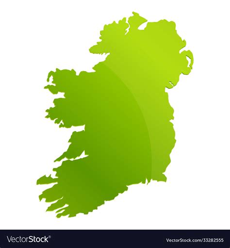 Ireland landmark teritory icon cartoon style Vector Image