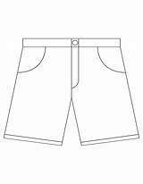 Shorts coloring Pages sketch template