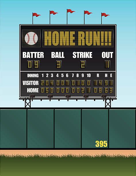 Royalty Free Baseball Scoreboard Clip Art, Vector Images & Illustrations - iStock