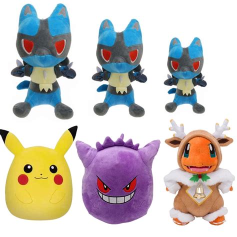 Lucario Game Cartoon Pokemon Squishmallow Charmander Pikachu Gengar ...