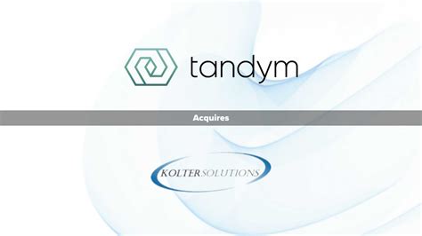 Tandym Group Acquires Kolter Solutions - HRTech Edge | HR Technology ...