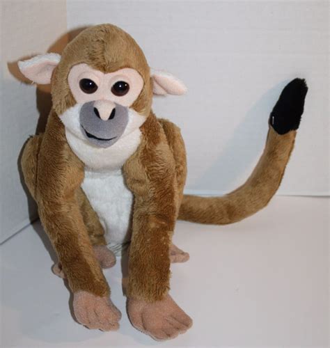 Plush Squirrel MONKEY Talks Tells Jokes Discovery Kids Realistic 2008 ...